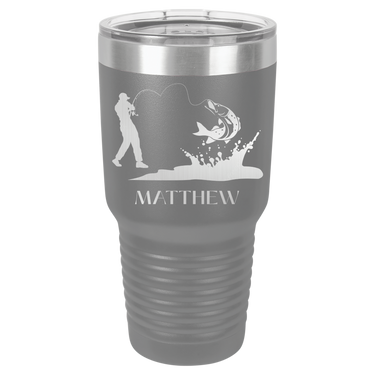 Custom Fishing 30oz Ringneck Tumbler